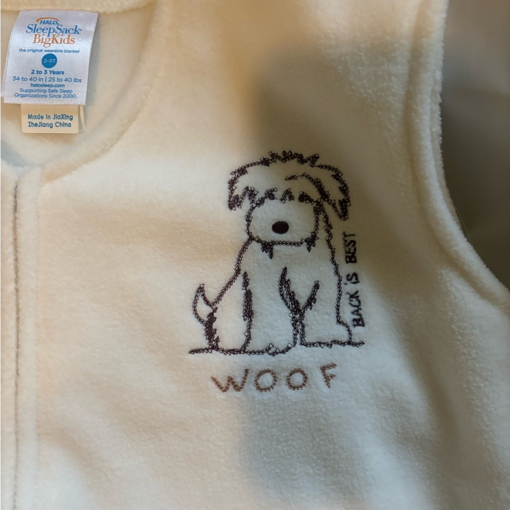 Halo SleepSack Fleece Early Walker, Big Kids, size 2-3T